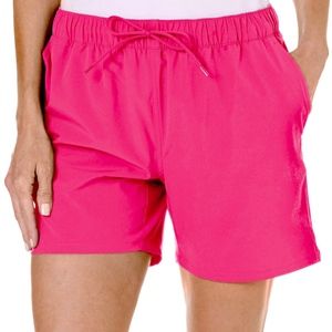 REEL LEGENDS Solid Pull-On Shorts Pink Glo